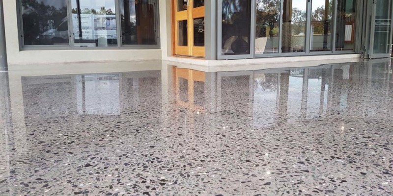 polimento de piso de concreto