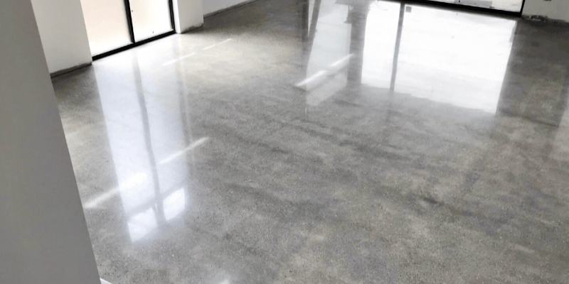 acabamento brilhante para piso de concreto