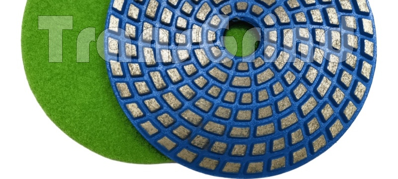 Metal Bond Diamond Grinding Discs with Velcro Backing for Concrete and Terrazzo Floor 