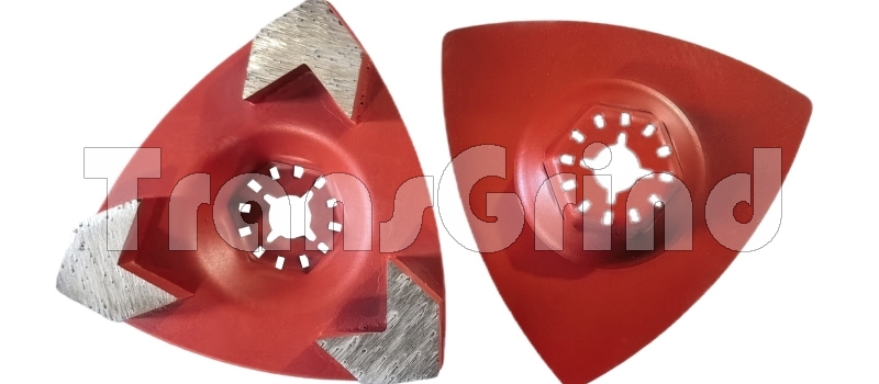 triangle grinding pads