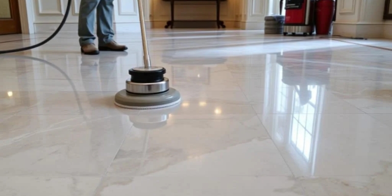 marble floor polishing