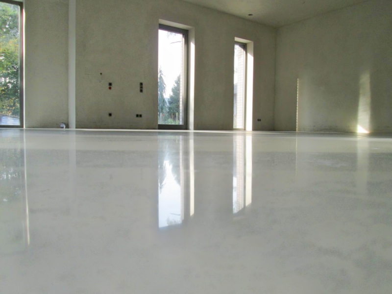 O que é necessário para obter um piso de concreto com alto brilho?
