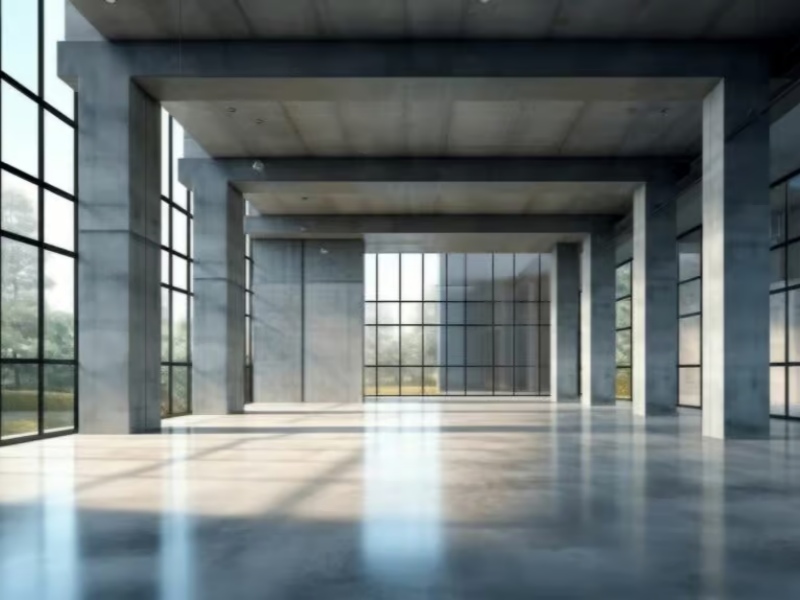 Como polir concreto para um acabamento brilhante