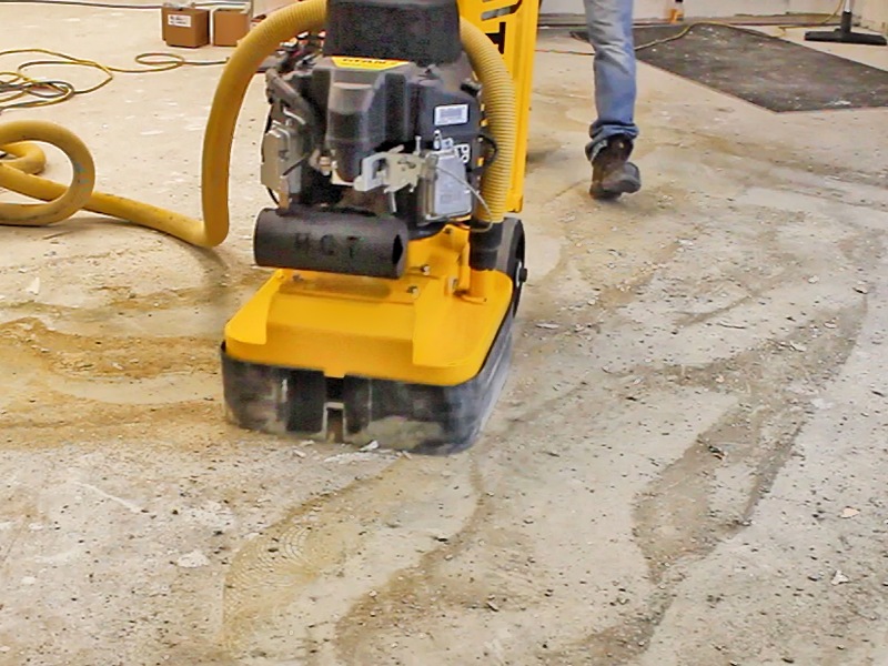 Qual velocidade devo usar para o polimento de concreto?