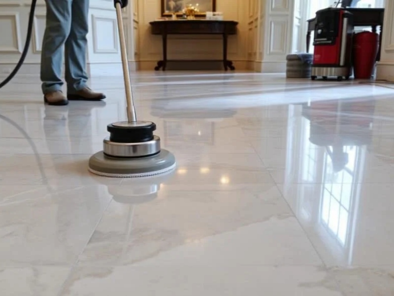 Polimento de pisos de mármore: o que fazer e o que não fazer